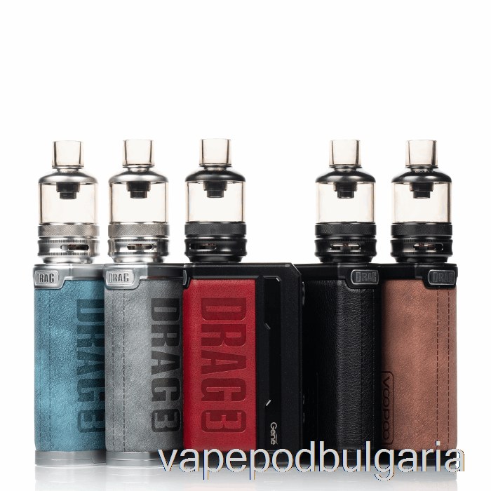 Vape 10000 Дръпки Voopoo Drag 3 177w Starter Kit [tpp] Dream Blue